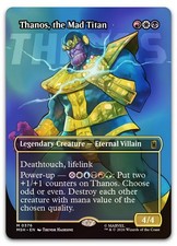 Thanos, the Mad Titan [Borderless] #376 Prices | Magic Marvel