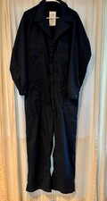 Coverall Utility Navy Blue 42R Jumpsuit FR Workwear Mechanic Fire Retardant