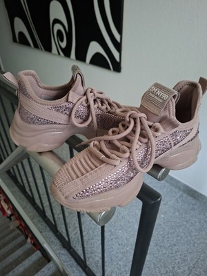   Steve Madden SM NY 90 MAXILLA GR 35 ,5 SIL = 22,5 cm Sneaker wenig getragen 