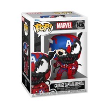 Funko Pop! Marvel: Carnageized - Captain America - Marvel Comics - Cómics Marvel
