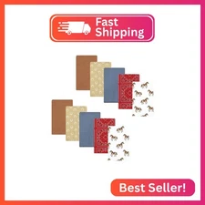 Hudson Baby Unisex Baby Cotton Flannel Burp Cloths, Cowboy 10-Pack, One Size