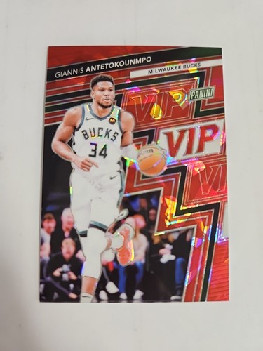 2025 The National VIP Gold Pack Giannis Antetokounmpo Red Ice #22 / 99
