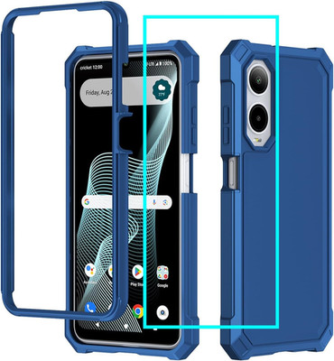 Cricket Icon 6 Case with Screen Protector, Full Body Protection, Silicone Frame,