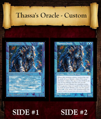 Thassa's Oracle (Custom Retro): Magic: The Gathering (MTG) - Playtest Card, cEDH
