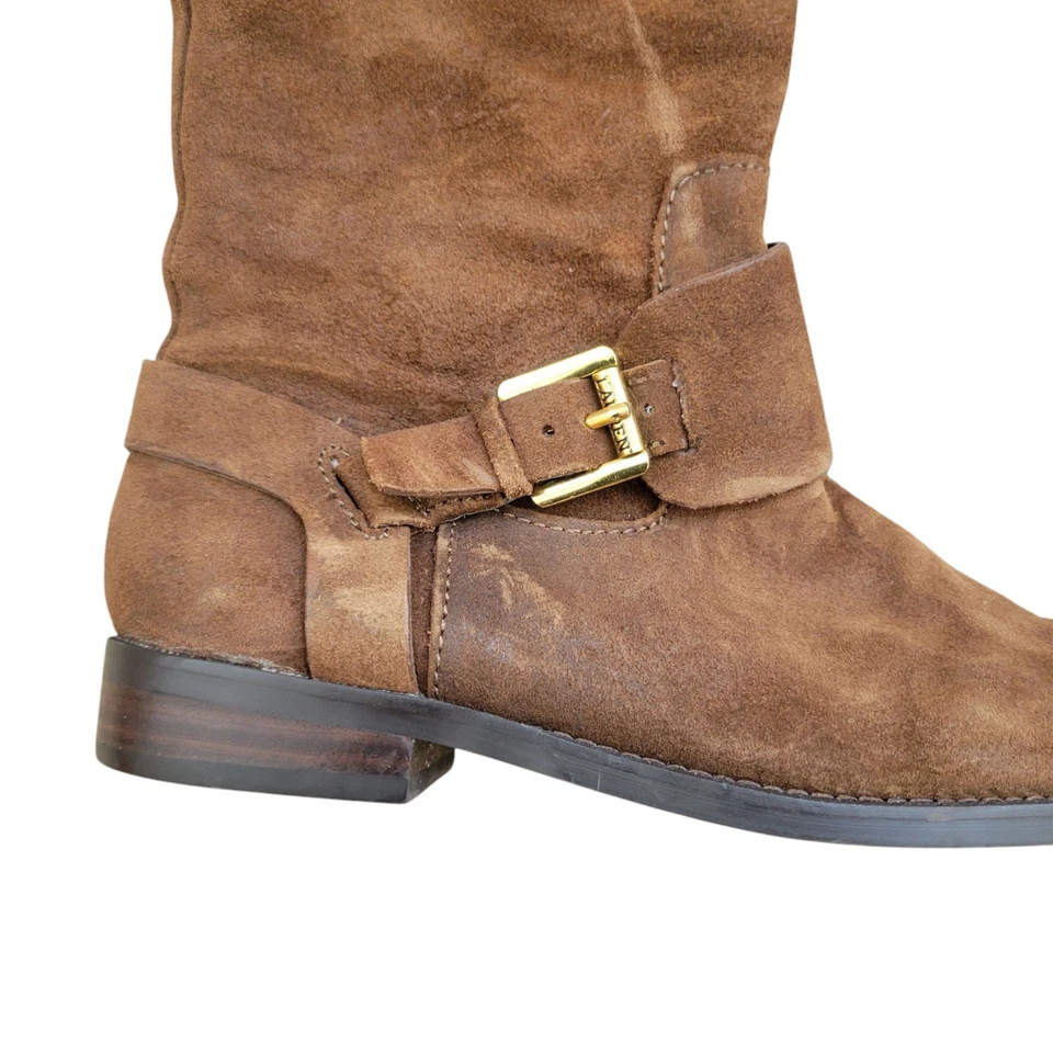 Lauren Ralph Lauren Jeannette Over the Knee Riding Boot Size 6B Women's  - Image 4 of 4