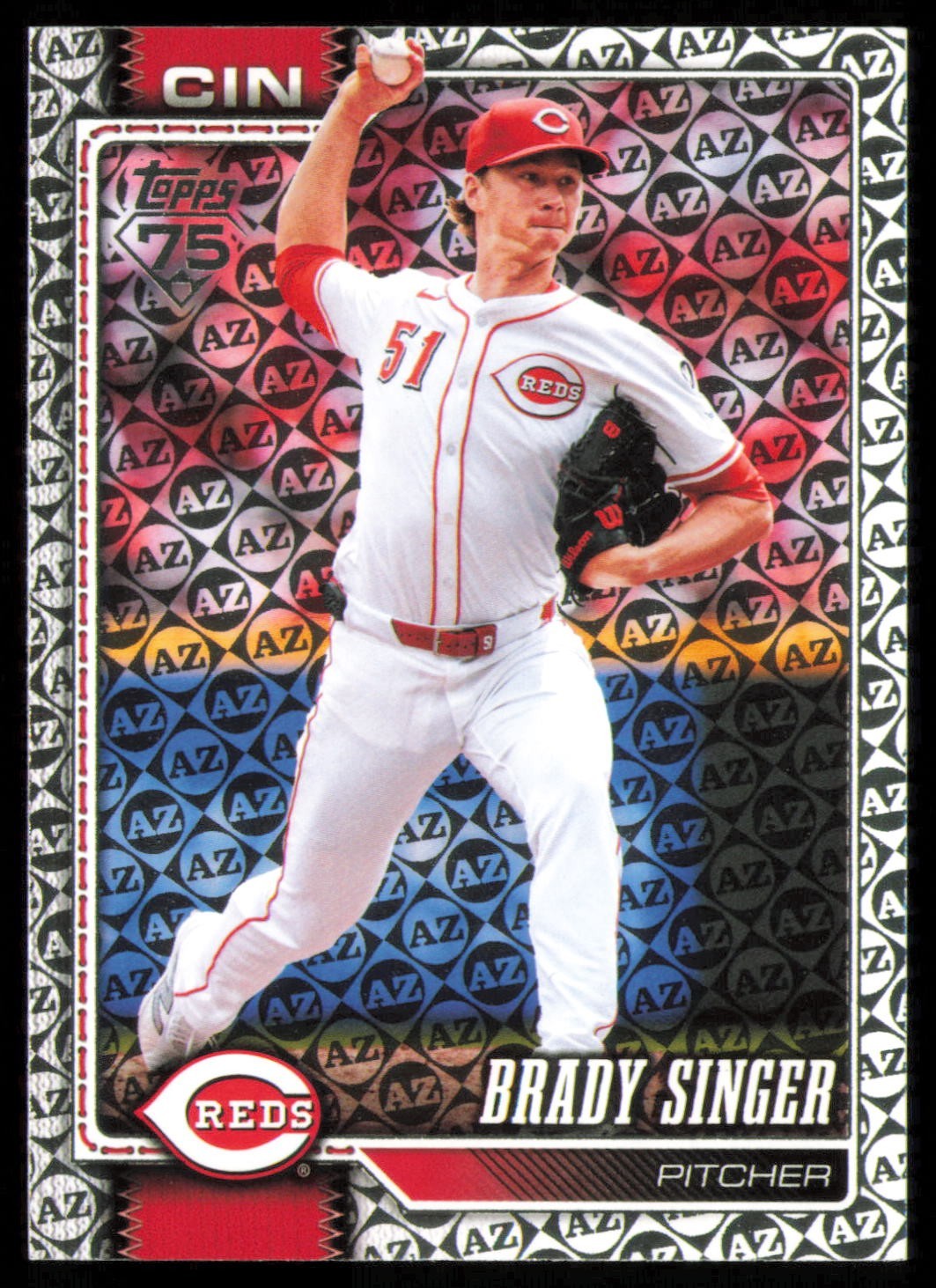 2026 Topps Series 1  Brady Singer Spring Training Holofoil #282