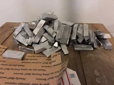 22 lbs of hard lead ingots for casting
