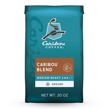 , Medium Roast Ground Coffee, 100 Arabica Coffee - Caribou Blend 20 Ounce Bag