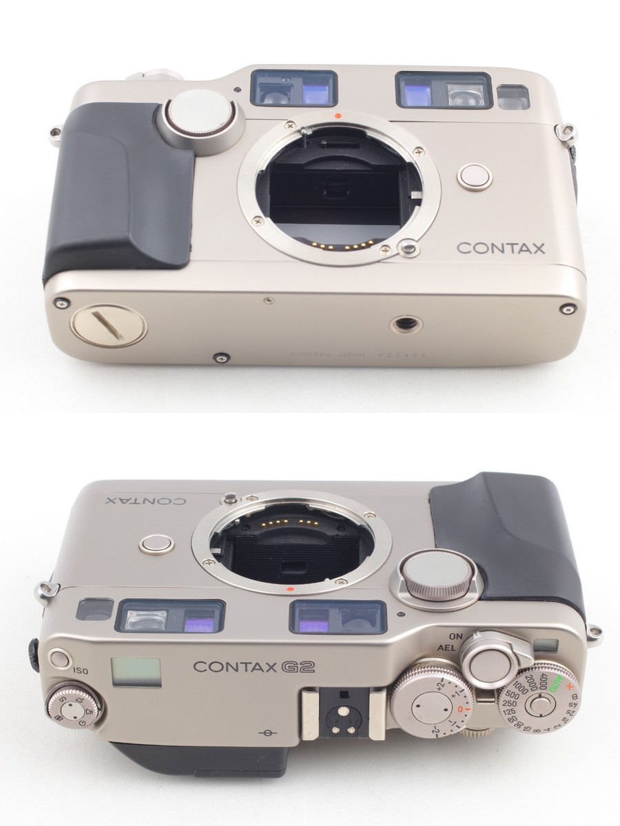 Contax G2【TOP MINT w/Rare Bag】35mm Film Camera 28,45,90 3Lens
