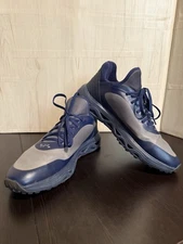 Boombah Men’s Turf Style Coach Sneakers Navy Blue Slip On W/Laces Size 11