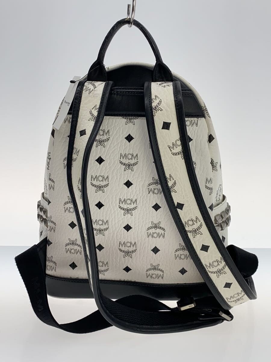 MCM Backpack -- WHT All-over Pattern MMK65VE37WT0… - image 3