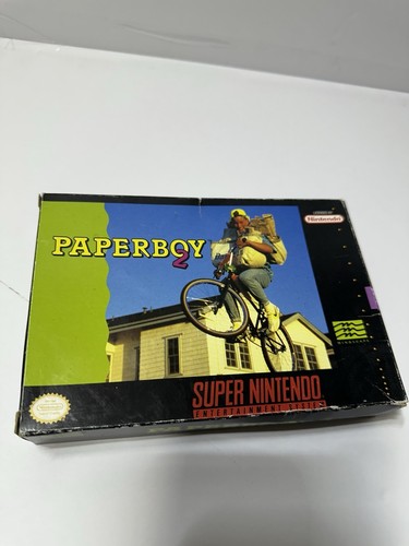 Paperboy 2 SNES CIB Super Nintendo Complete In Box Vintage 1991/1992 - Picture 5 of 24