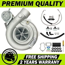 Billet Turbo Charger+Oil Feed&Return Line Kit For Ford Falcon BA XR6 Barra 4.0L