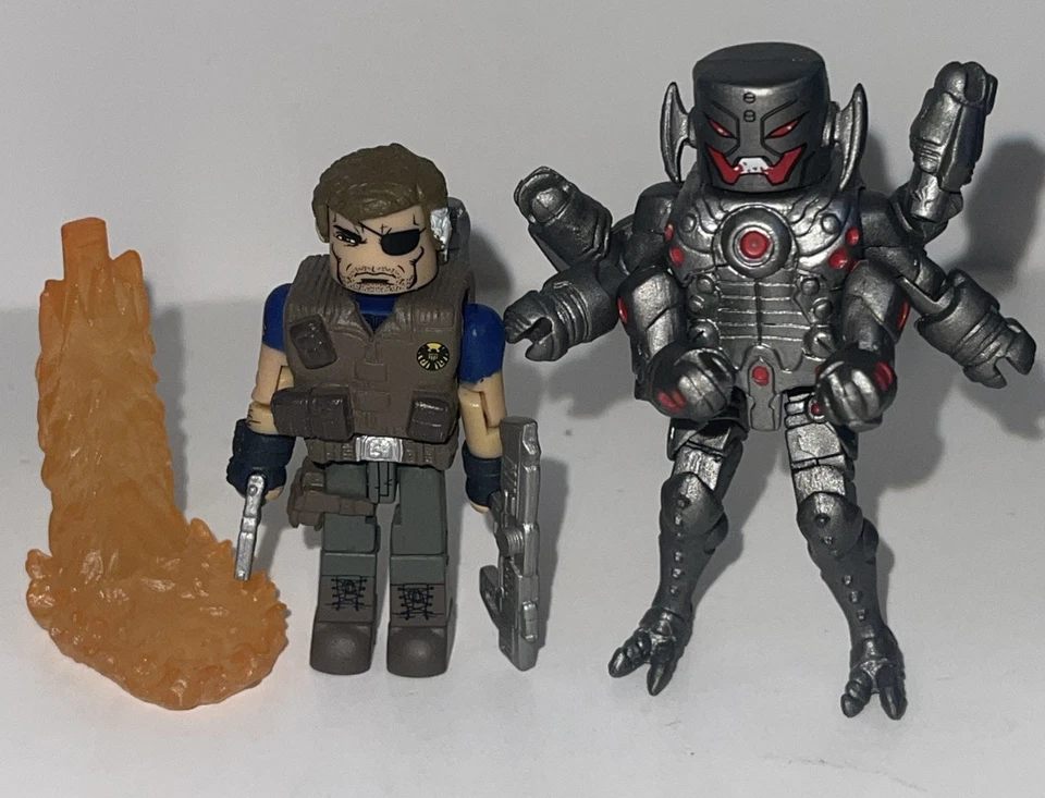 Marvel Minimates Age of Ultron Cómic Nick Fury, Iron Man Suelto ¡Leer incompleto! Foto 4 de 4