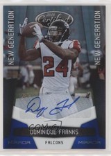 2010 Certified Mirror Blue Signatures 26/50 Dominique Franks #205 Auto l8x
