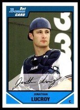 Jonathan Lucroy 2007 Bowman Draft Picks & Prospects #BDPP49 Brewers MLB READ
