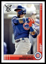 2021 Topps Big League Javier Baez Chicago Cubs #71 10814