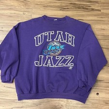 Utah Jazz Retro Vintage Graphic Sweatshirt Mens Womens Crewneck 90s Nba