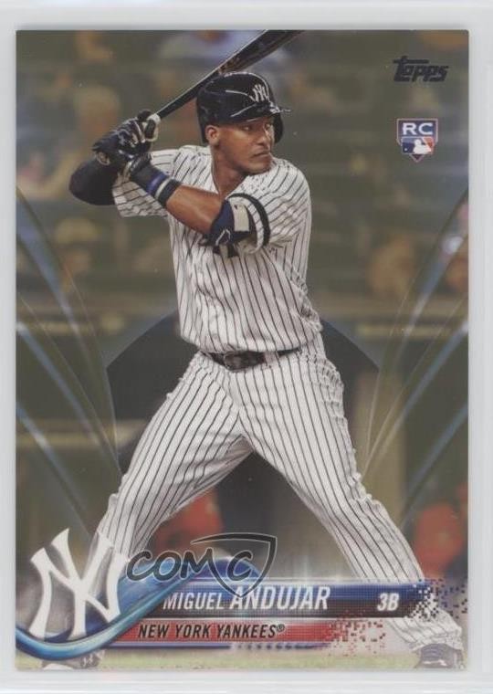 2018 Topps Gold 255/2018 Miguel Andujar #305 Rookie RC 0c6