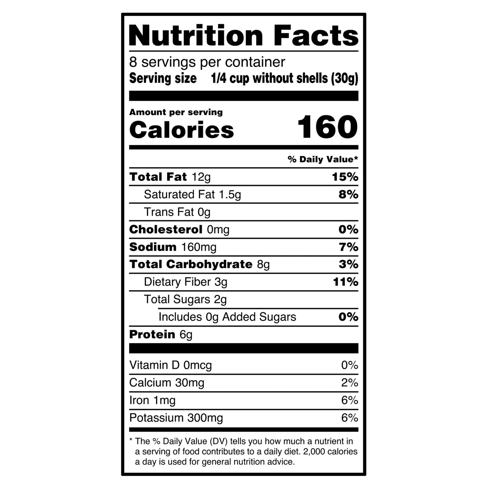 Great Value Roasted & Salted Pistachios, 16 oz Resealable Bag Pack of 2 ...