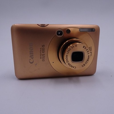 Canon IXUS 100 IS Digitalkamera Gold Digicam 12.0 MP Zustand gut 