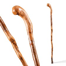Rustic Wood Walking Cane, Hardwood, Knob Root Style Handle, for Men  Women,