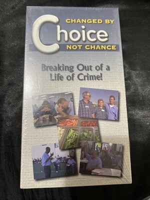 Change By Choice Not Chance Breaking Out Life of Crime Prison Ministries VHS NEW