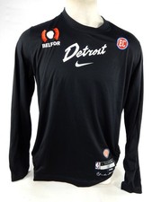 2023-24 Detroit Pistons Tosan Evbuomwan #18 Game Used Black Shoot Shirt Bad Boys