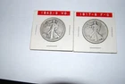 LOT OF 2 walking liberty half dollars silver 90%