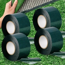 4 Rolls 2 in X 16.5 Ft Double Sided Turf Tape Artificial Grass Tape Self Adhesiv
