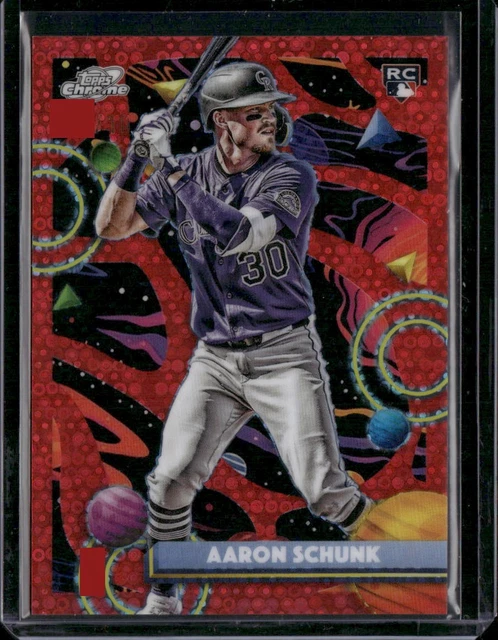 2025 Topps Cosmic Chrome Aaron Schunk Lunar Eclipse #/10