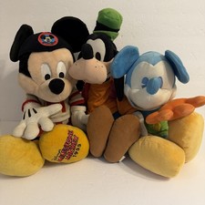 Mickey Mouse Goofy Plush Disneyland Walt Disney World Lot If 3