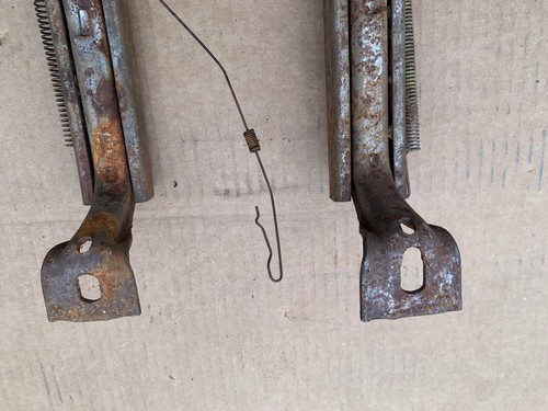 1969 1970 1971 1972 Chevelle 442 GTO GS A Body Driver Bucket Seat Tracks GM OEM - Picture 10 of 11