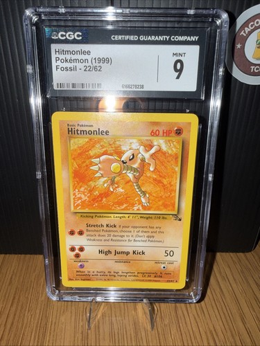 Hitmonlee (Unlimited) graded CGC 9 for sale on eBay