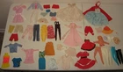 VINTAGE LARGE LOT OF BARBIE SIZE AND OTHER SIZE CLOTHES NO LABELS