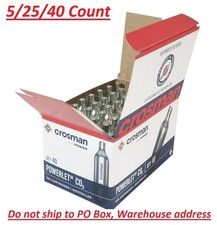 Crosman 12-Gram CO2 Powerlet Cartridges for Use with Air Rifles and Air Pistols