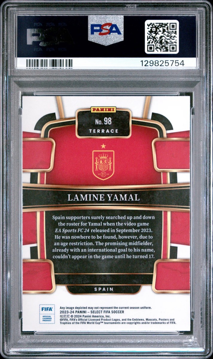 2023-24 Panini Select FIFA - Terrace Lamine Yamal #98 (RC) for