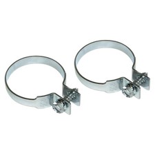Exhaust Clamp To Hanger Rear Muffler 2-12 1960-75 Gm Car And Truck 2pc