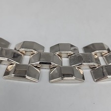 Vintage Silver Women's Chain Belt Adjustable