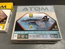 Mig Ammo #20700 ATOM Paint Set - USN & USAAF Modern Aircraft (12 Colors)