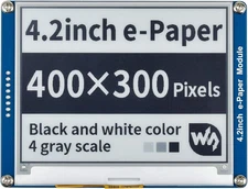 4.2Inch E-Ink Display Module Compatible with Raspberry Pi 5/4B/3B/Zero/Zero W/Ze