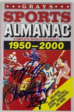Michael J Fox Christopher Lloyd Signed Grays Almanac Back to the Future Beckett