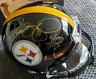 NICE Autographed Steelers Jerome Bettis F/S Full Size Rep Helmet BAS COA LE 500