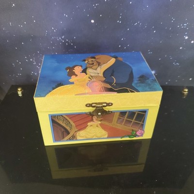 VTG Disney Beauty & The Beast Belle Music Jewelry Box Park Exclusive HTF   Plays