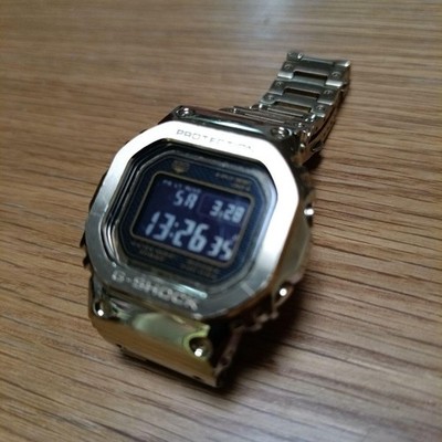 Slim Arm Compatible G-Shock GMW B5000GD 9 Gold Full Metal No.gs2418