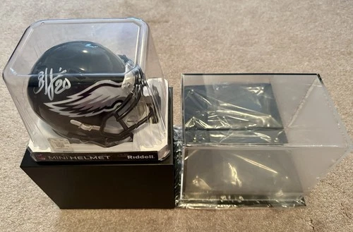 Philadelphia Eagles Brian Dawkins Signed Auto Speed Mini Helmet W/ Case Fanatics