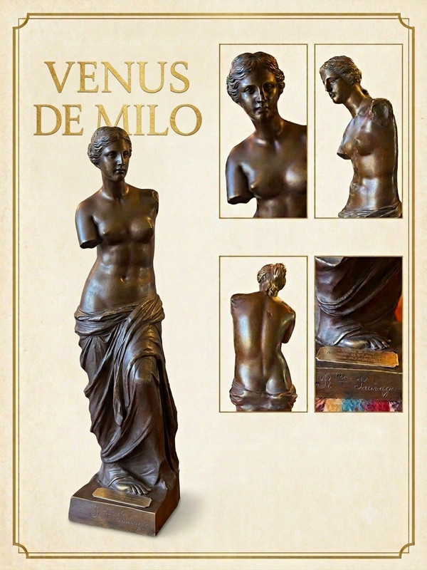 “Venus de Milo Bronze” Alexandros of Antiochia (cicra 130-100 BCE)