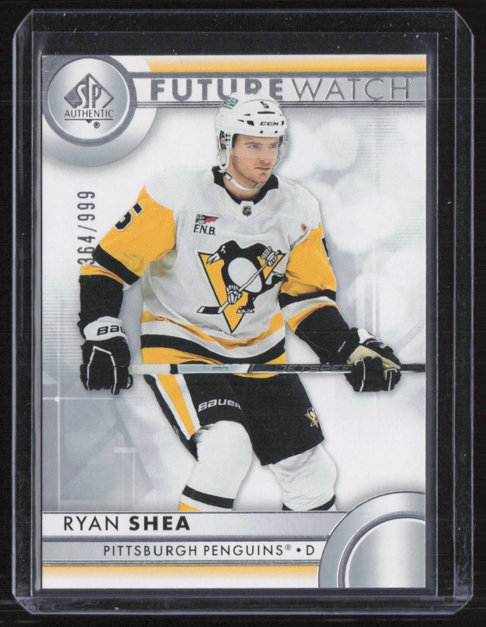 Ryan Shea 2023-24 SP Authentic Future Watch /999 #184 Pittsburgh Penguins
