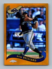 2002 Topps Chrome #248 Ron Belliard Gold Refractors