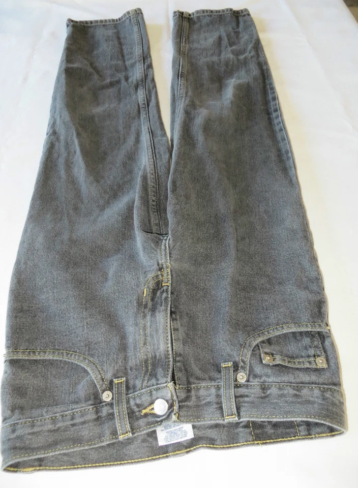 Pantalones de mezclilla de algodón relajados negros Canyon River para niños talla 12 #2 Foto 4 de 4